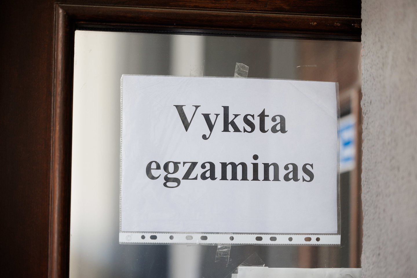 Egzaminas.<br>V.Skaraičio nuotr.