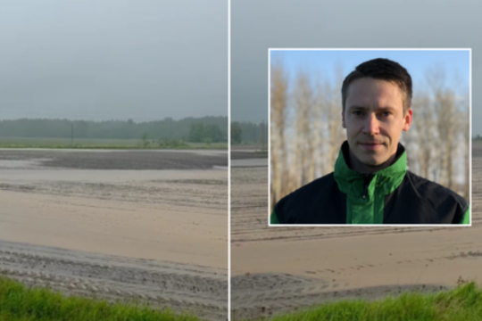 Audra paskandino ūkininkų pasėlius: vaizdai atima žadą