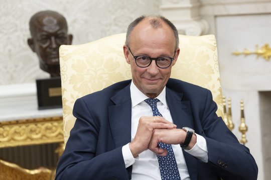 F. Merzas: D. Trumpas priėmė kvietimą apsilankyti Vokietijoje