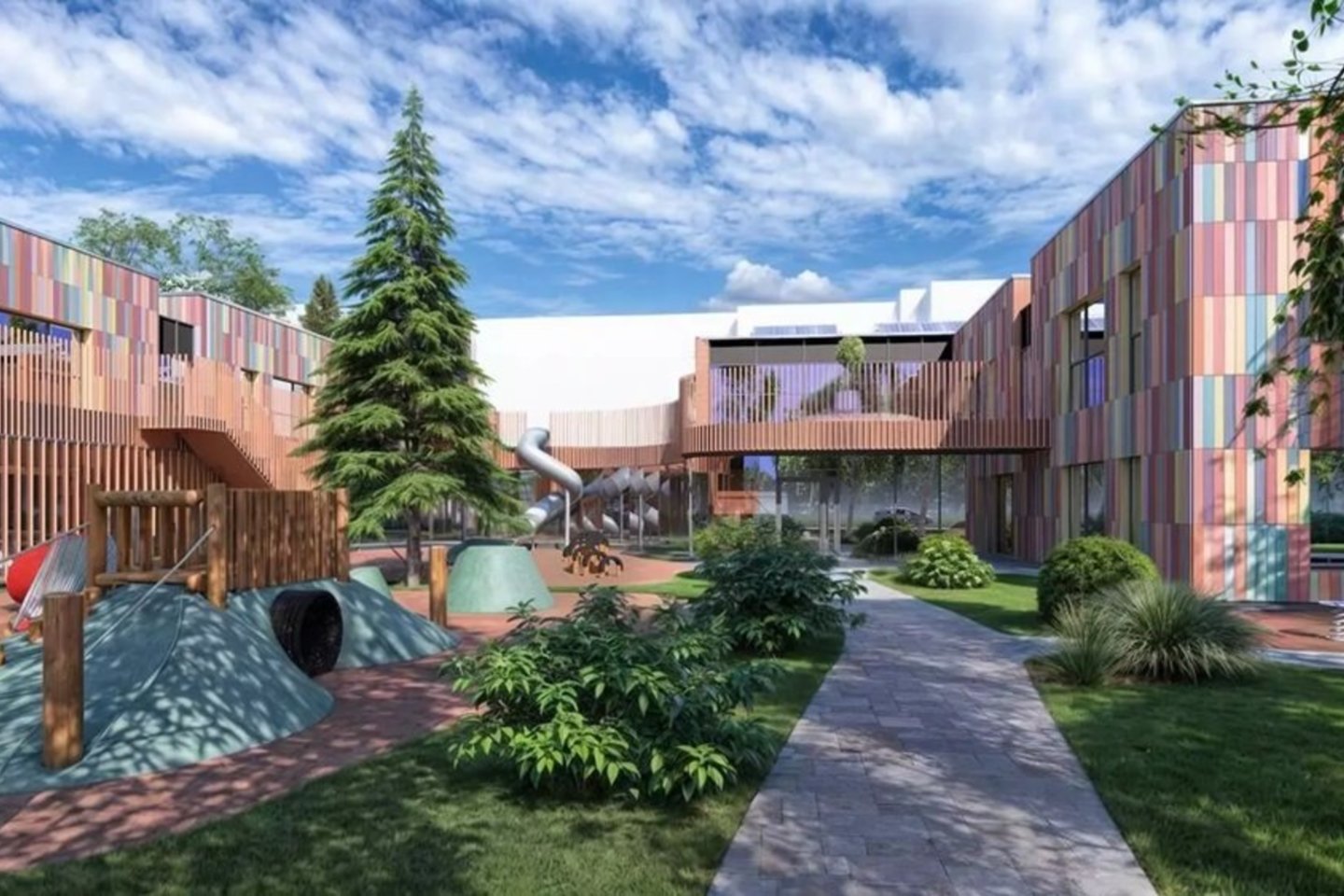  Jau pradėtas darželio „Traukinukas“ skyriaus „Boružėlė“ (Danės g. 29) rekonstrukcijos projektas gali būti sustabdytas keleriems metams. <br>Progresyvūs projektai vizual.