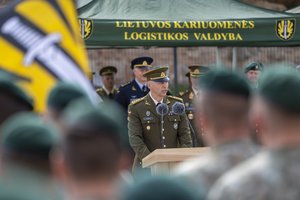 Lietuvos kariuomenės logistikai pradeda vadovauti A. Jagminas