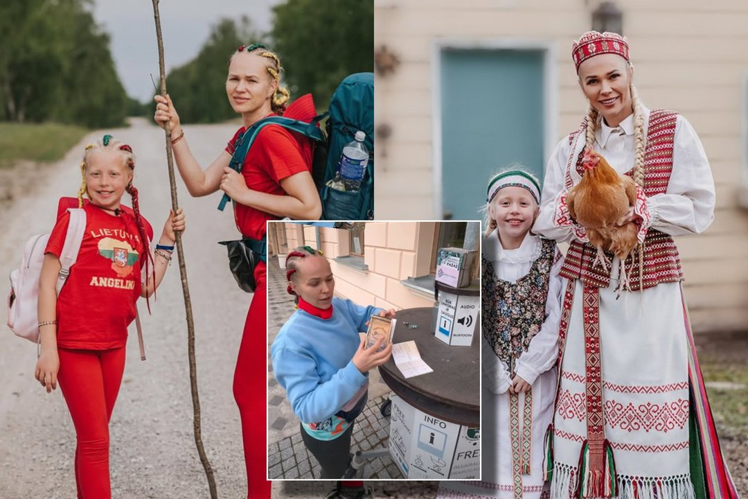 Piligriminiu keliu per Lietuvą einanti Ieva Voveris prisipažino, kas ją labiausiai gąsdina: „Atrodo, kad sudraskys į gabalus“