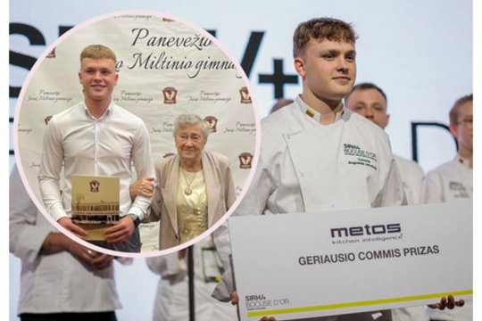 Išskirtinį įvertinimą pelniusio jaunojo virtuvės šefo meilė gastronomijai gimė su prosenelės „ežiukais“