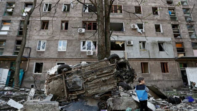 Ukraina praneša apie galingą Rusijos smūgį Charkive: neišvengta aukų