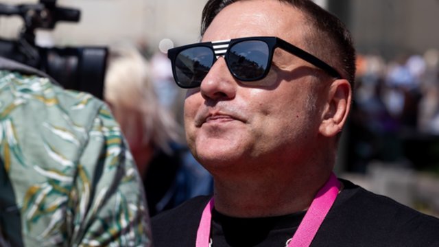 Prieš LGBTQ+ bendruomenės eitynes V. Simonko neslėpė jaudulio: ruošėsi metus