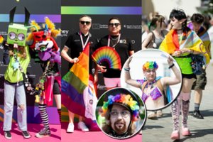Vilnius nusidažė vaivorykštės spalvomis – pamatykite „Baltic Pride“ eitynių dalyvių stilių