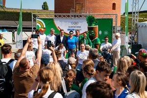 Klaipėdoje uždegta Olimpinės dienos ugnis – prasideda didžiausia sporto bei pramogų šventė Lietuvoje