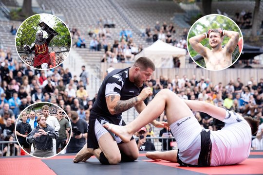 Kraują stingdantys kadrai – Kauną sudrebino kovos narve po atviru dangumi