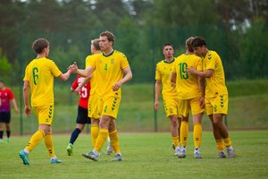 U21 futbolo rinktinė Druskininkuose pranoko „TOPsport A lygos“ klubą