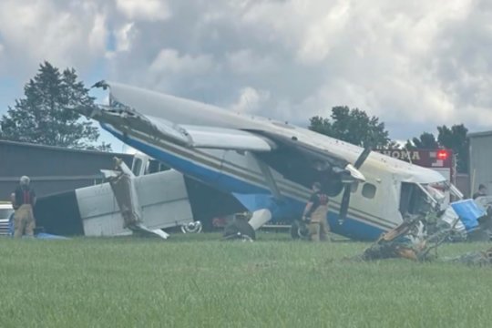 JAV Tenesio valstijoje nukritus lėktuvui, visi 20 juo skridę žmonių liko gyvi