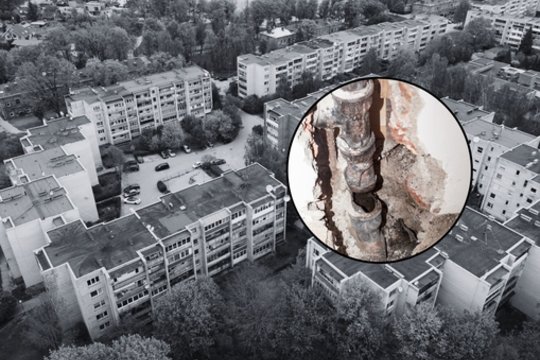 Iki katastrofos – vienas žingsnis: šių Vilniaus daugiabučių vamzdynai yra kritinės būklės