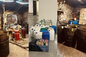 Plungės rajone policijos pareigūnai likvidavo naminės degtinės bravorą