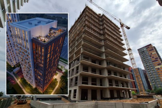 Vilniuje kyla modernus 19 aukštų daugiabutis: atskleidė, kuo išsiskirs iš kitų