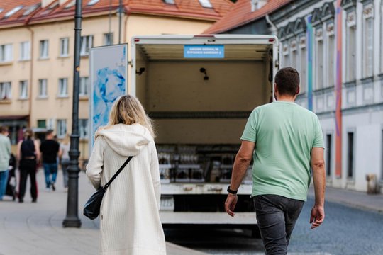 Vilniaus centre – neeilinė iniciatyva: žmonės pasinaudojo galimybe