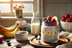 Chia pudingas per naktį – paruošk iš vakaro, mėgaukis ryte 