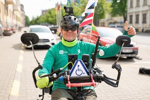 Pusės kūno nevaldantis rekordininkas G. Markevičius leidosi į naują įspūdingą žygį