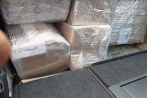 Autostradoje sustabdytas šalčininkietis automobilyje slėpė 1,5 tūkst. pakelių cigarečių - vyras gavo baudą ir neteko automobilio