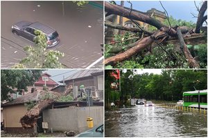 Bukarešte – viską niokojusi audra: tiek lietaus pasitaiko „kartą per 100 metų“