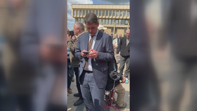Proteste prieš NT mokestį pasirodęs R. Žemaitaitis išvadintas melagiu: „Kodėl balsavai už?“