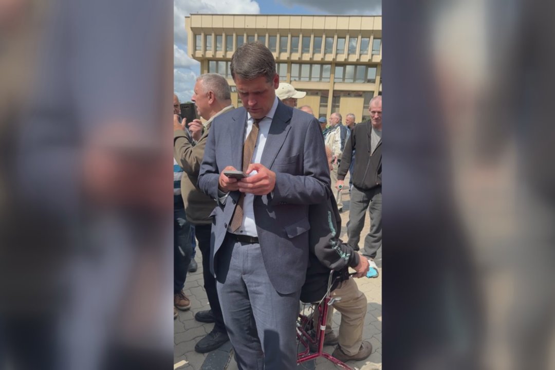 Proteste prieš NT mokestį pasirodęs R. Žemaitaitis išvadintas melagiu: „Kodėl balsavai už?“