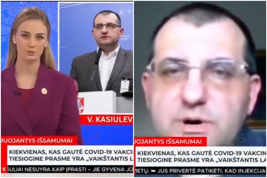 Plinta melagiena apie COVID-19 vakcinas: suklastota lietuviška TV laida, pasitelktas dirbtinis intelektas