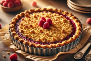 Greitas trupininis pyragas su uogiene – tobulas desertas prie arbatos