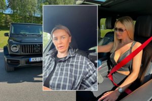 Po skyrybų ir išsikviestos greitosios K. Meseguer aiškinosi dėl per tamsaus veido: „Padauginau“