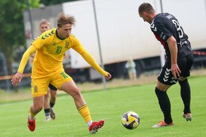 U21 futbolo rinktinė taikiai išsiskyrė su vienais iš „TOPsport Pirmos lygos“ lyderių