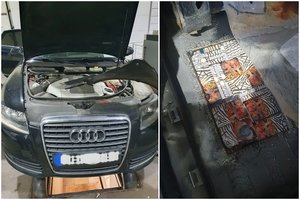 „Kontrabandos karavanas“ Šalčininkuose: muitinės kriminalistai per naktį sulaikė 9 automobilius su nelegaliais rūkalais