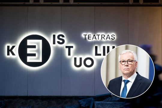 Finansų ministras tikisi, kad „Keistuolių teatrui“ pavyks pasiekti taikos sutartį