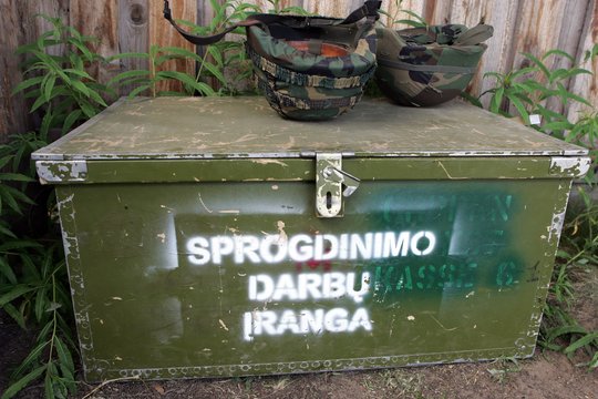 Kaune rastas sprogmuo su cheminiu užtaisu
