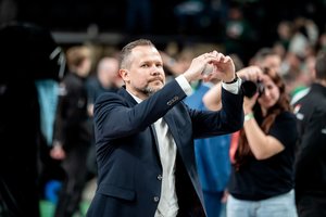 „Žalgiriui“ užkurti pirtį žadantis G. Žibėnas apie „Wolves“ krachą kalbėti nesiryžo: turiu savo nuomonę