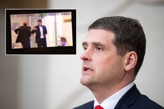 Seime – R. Žemaitaičio ultimatumas žurnalistui: „Ko gero, supranti, kas bus“
