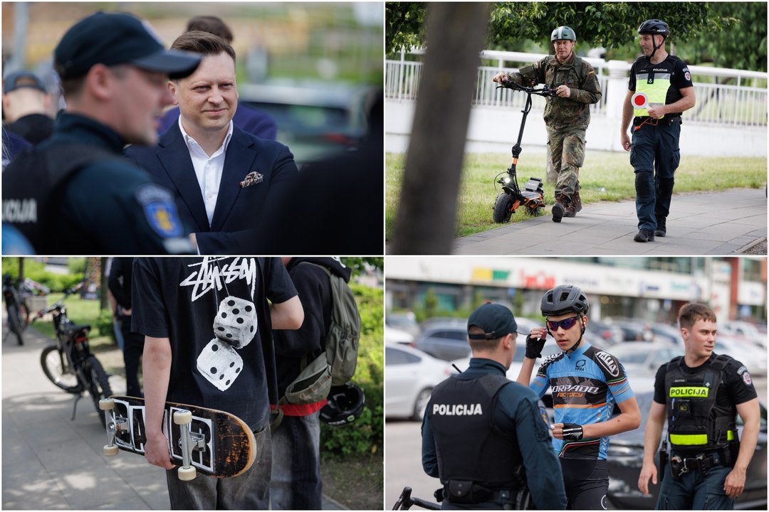 Sostinėje surengtas specialus reidas: į pareigūnų akiratį šįkart pateko visai ne automobilių vairuotojai