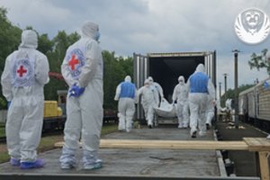 Rusija grąžino dar 1 200 žuvusių ukrainiečių kūnus