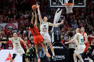 Atsakomasis „Žalgirio“ smūgis: dramatiškai įveikęs „Rytą“ Kauno klubas išlygino LKL finalo serijos rezultatą