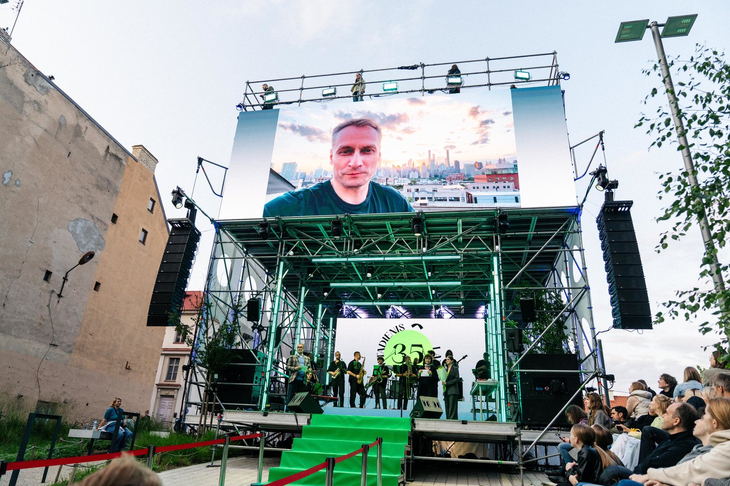 Renginio akimirka.<br> Leonardas Borotinskas ir Lukas Bartkus nuotr.