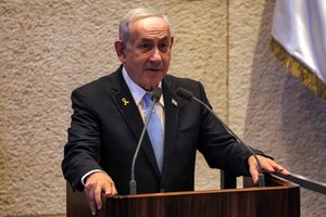 ES vadovė teigia, kad B. Netanyahu pažadėjo padidinti pagalbą Gazos ruožui apimtis
