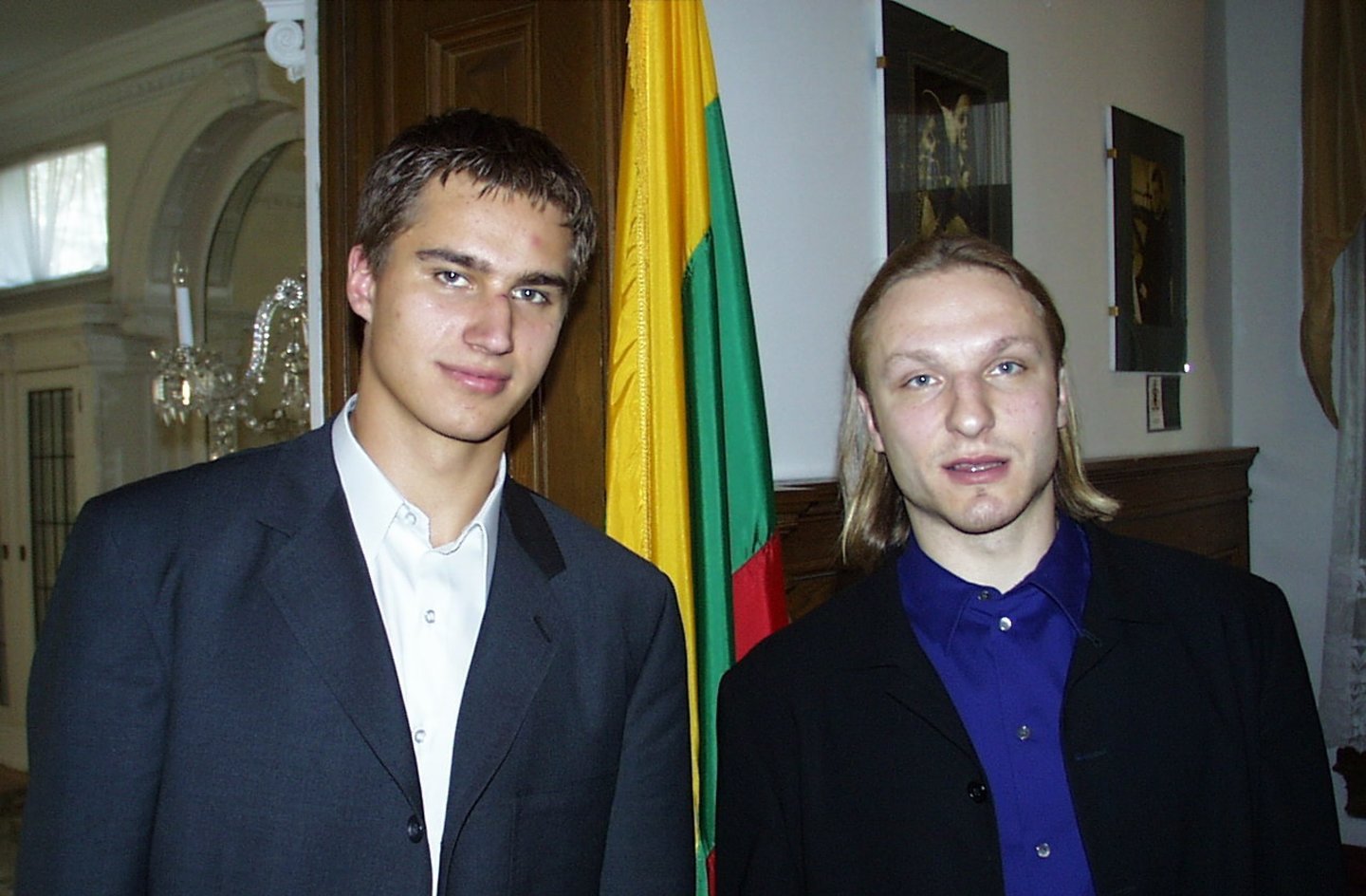 D.Zubrus ir D.Kasparaitis.<br>LR archyvo nuotr.