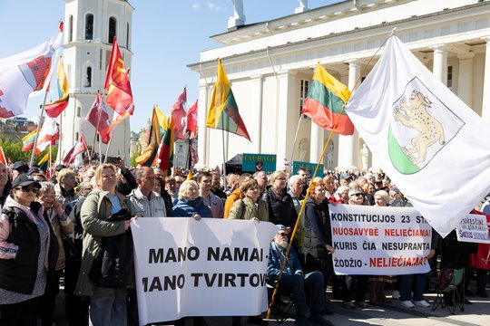 Mitingus prieš NT mokestį organizavęs R. Šimaitis: prisijungsime prie ūkininkų protesto