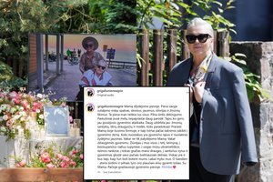 Jautriai prabilo neeilinį atsisveikinimą su mama surengusi A. Grigaliūnienė: „Pieva savyje sutalpino viską“