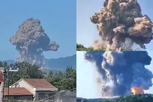 Nelaimė Kinijoje: per sprogimą fejerverkų gamykloje žuvo devyni žmonės, 26 sužeisti