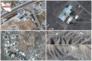 Palydovų kadruose – pribloškiančios Izraelio operacijos rezultatai: kaip Irano bazės atrodo dabar