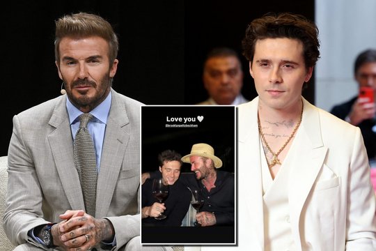 Po šeimą purčiusių dramų – jautri Davido Beckhamo žinutė sūnui Brooklynui