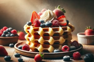 Minkšti pusryčių vafliai – lengvas ir skanus receptas visai šeimai