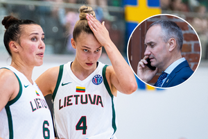 „Tikrai nuteikia gerai“: žinutę krepšininkėms siuntusi krepšinio galva prabilo apie iškeltus tikslus