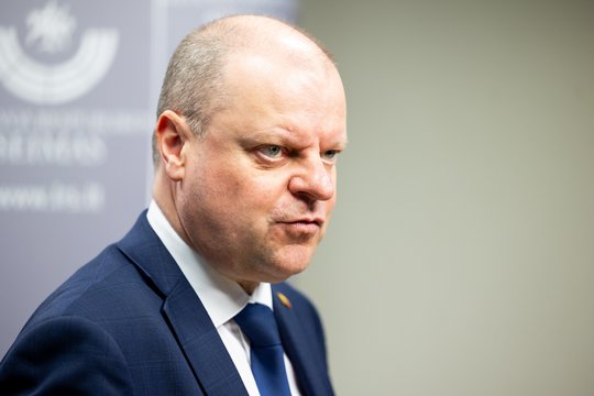 S. Skvernelis sako, jog civilinės sąjungos įstatymo projektą turi parengti Vyriausybė