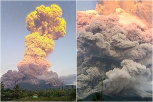 Atšaukti skrydžiai į turistų itin mylimą salą: išsiveržė ugnikalnis, į dangų pakilo 10 km pelenų stulpas