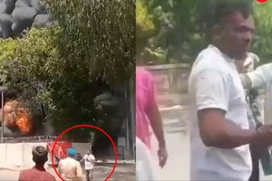 Šokiruojančiame įraše – nauji vaizdai iš „Air India“ katastrofos: užfiksavo, kaip išsigelbėjo išgyvenęs keleivis