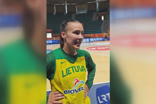 Artėjant moterų Europos krepšinio čempionatui – K. Nacickaitė rami: jokio jaudulio nėra